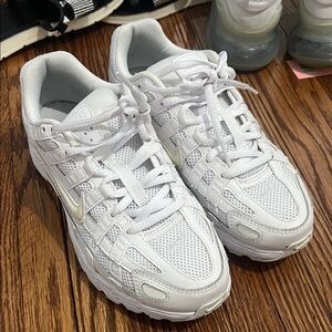 Nike White Mesh Sneakers